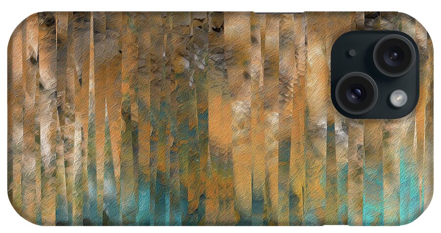 Blue iPhone Case featuring the painting John 4 14. Never Thirst by Mark Lawrence