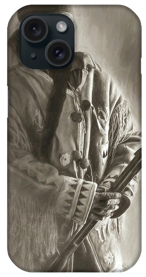 American Mountain Men iPhone Case featuring the photograph John Carson II by Debra Boucher