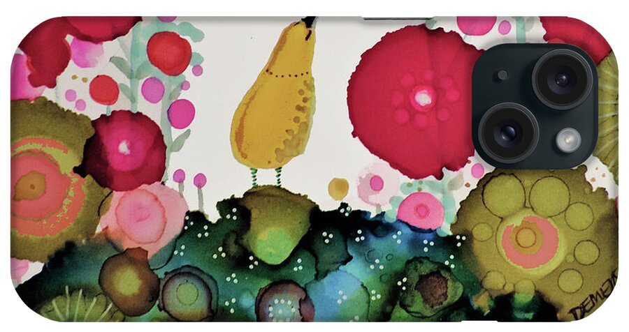 Joy iPhone Case featuring the painting Joy by Sylvie Demers