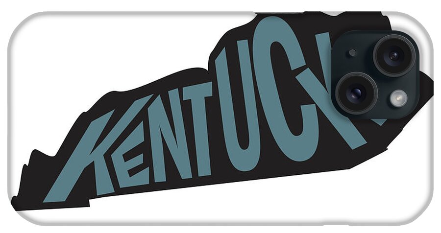 Kentucky iPhone Case featuring the mixed media Kentucky by Art Licensing Studio