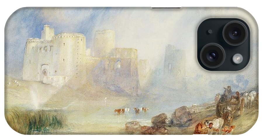 Art iPhone Case featuring the painting Kidwelly Castle, Carmarthenshire by Joseph Mallord William Turner