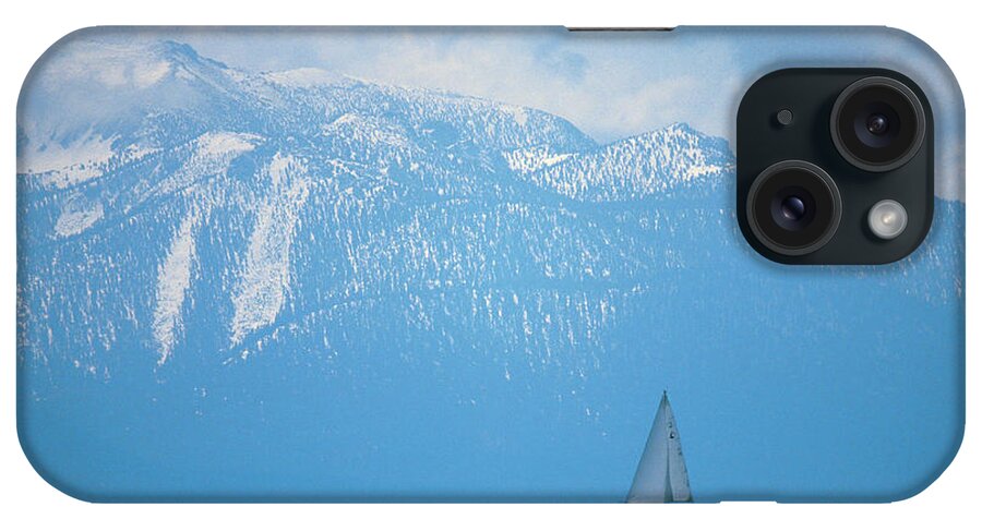 Scenics iPhone Case featuring the photograph Lake Tahoe, Ca, Scenic Of Mountains And by Peter Adams
