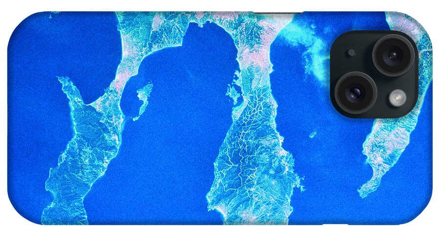 Tranquility iPhone Case featuring the photograph Land And Sea Viewed From A Satellite by Stockbyte