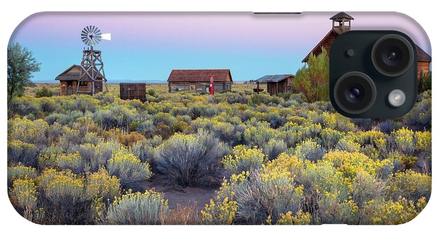 Estock iPhone Case featuring the digital art Landscape With Village Museum by Heeb Photos