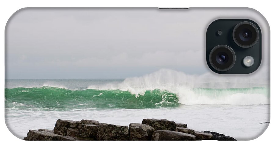 Scenics iPhone Case featuring the photograph Large Surf Breaking Near Giants Causway by Driendl Group