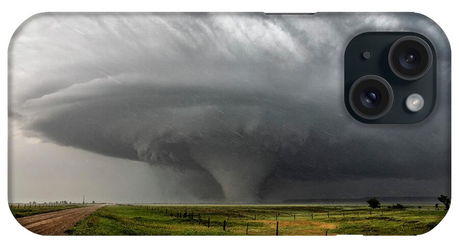 21st Century iPhone Case featuring the photograph Large Tornado by Roger Hill/science Photo Library