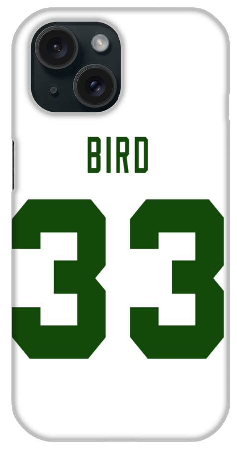 Boston iPhone Case featuring the digital art Larry Legend by Positive Images