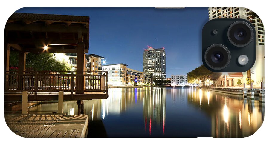 Las Colinas iPhone Case featuring the photograph Las Colinas Canals by Tim Kuret