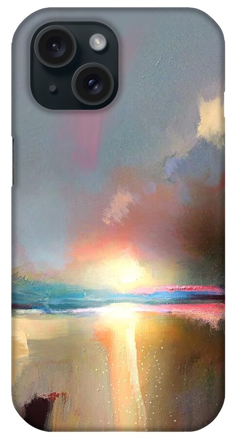 Lifestyle iPhone Case featuring the painting Last Embrace II by Joe Gilronan