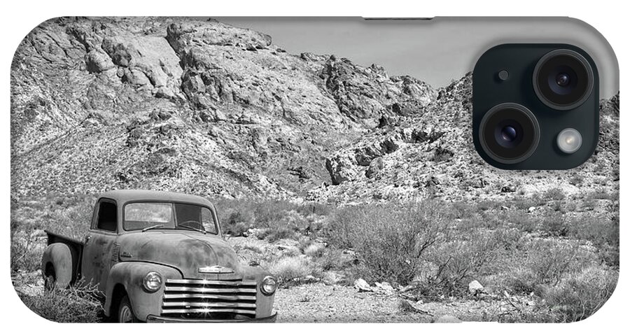 Route 66 iPhone Case featuring the photograph Last Gasp in the Desert by Edward Fielding