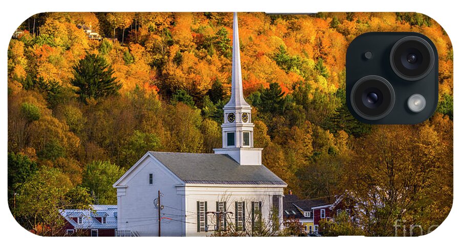 Vermont iPhone Case featuring the photograph Late Afternoon in Stowe by Scenic Vermont Photography