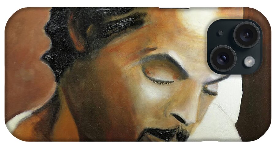  iPhone Case featuring the painting Latrell by Sylvan Rogers