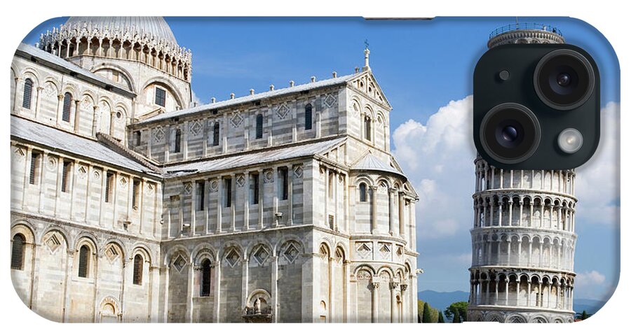 Arch iPhone Case featuring the photograph Leaning Tower Of Pisa, Italy & The by Onfilm