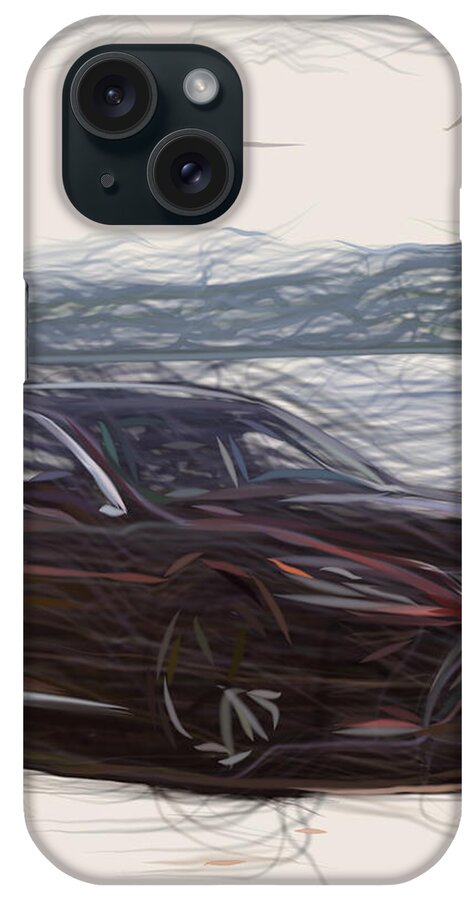 Lexus iPhone Case featuring the digital art Lexus Ls500 Inspiration Drawing by CarsToon Concept