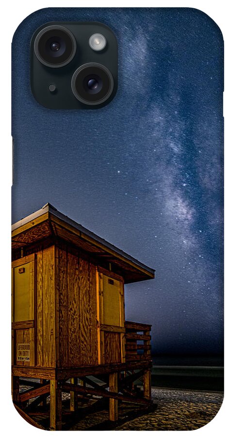 Milky Way iPhone Case featuring the photograph Lido Beach Milky Way by Rod Best