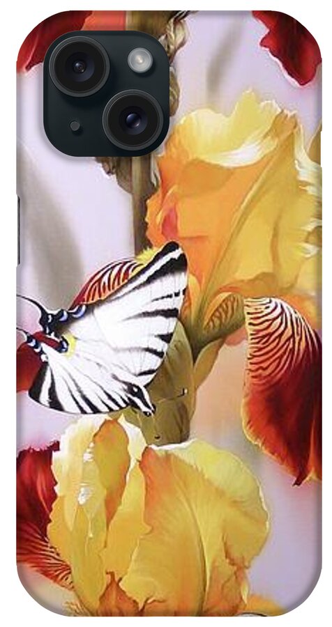 Russian Artists New Wave iPhone Case featuring the painting Light Whispering by Alina Oseeva