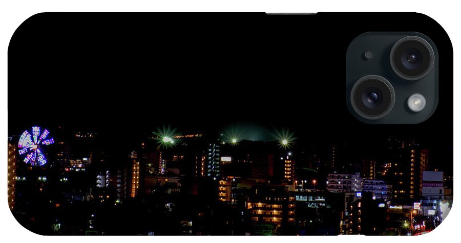 58 iPhone Case featuring the photograph Lights of the city by Eric Hafner