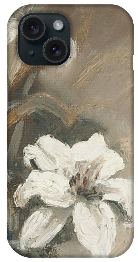 Lilies iPhone Case featuring the painting Lilies no. 2 by Linda Anderson