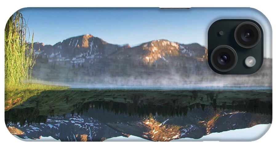 Scenics iPhone Case featuring the photograph Little Molas Lake In The Morning Upside by Daniel Cummins