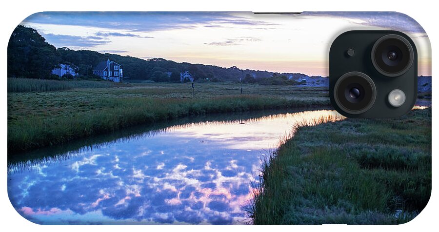 Rockport iPhone Case featuring the photograph Long Beach River Reflection Rockport MA by Toby McGuire