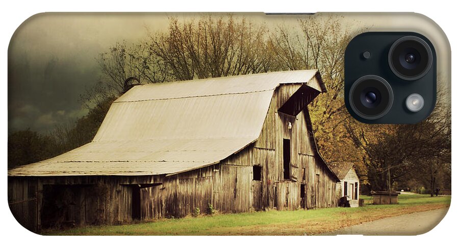 Barn iPhone Case featuring the photograph Look Both Ways by Julie Hamilton