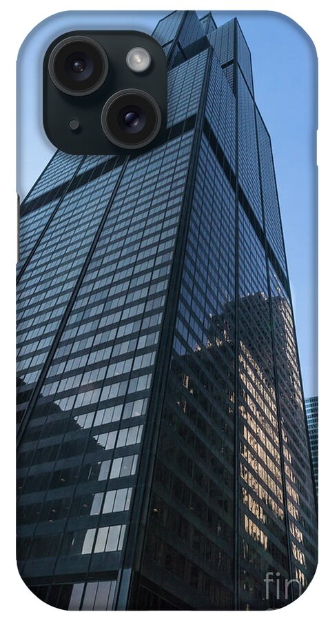 Willis Tower iPhone Case featuring the photograph Looking Up Willis Tower by Jennifer White