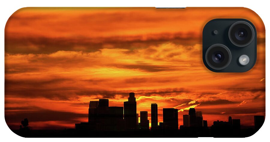 Beverly Hills iPhone Case featuring the photograph Los Angeles Sunset by Lpettet