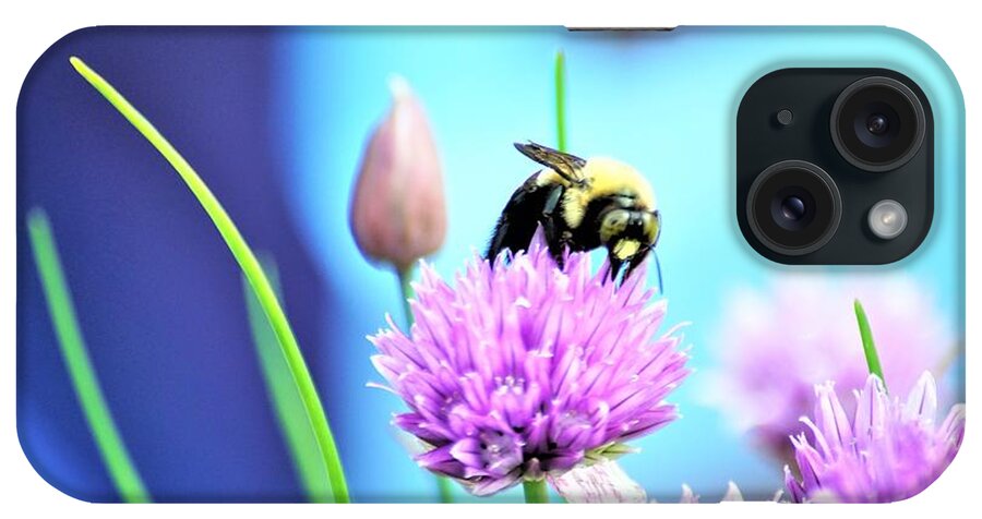 Chives iPhone Case featuring the photograph Love my Chives by Merle Grenz