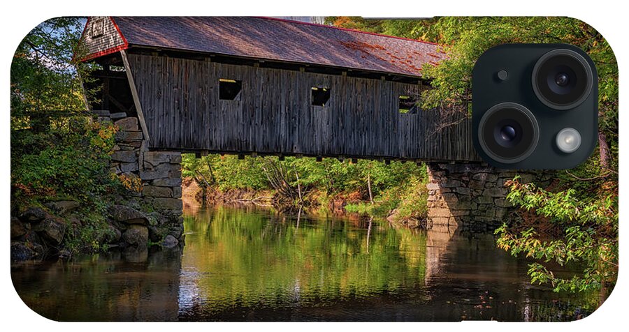 Lovejoy iPhone Case featuring the photograph Lovejoy Covered Bridge by Rick Berk