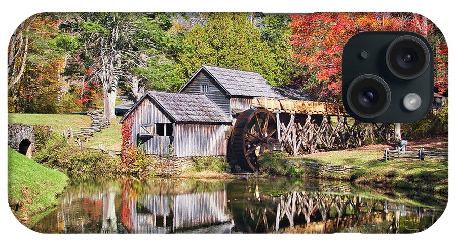 Blue Ridge Parkway iPhone Case featuring the photograph Mabry Mill by Meta Gatschenberger