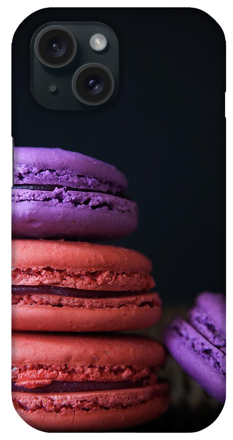 Purple iPhone Case featuring the photograph Macarons by The Wind Up Photography