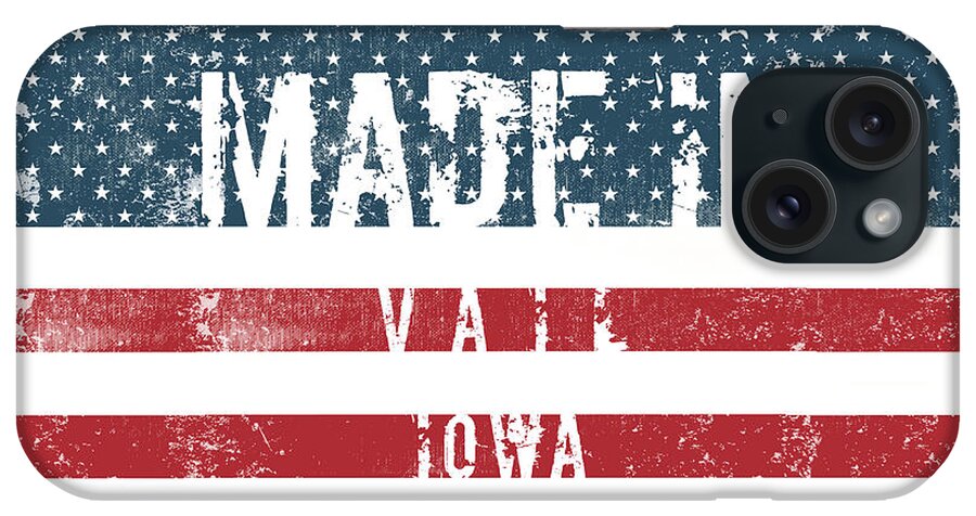 Vail iPhone Case featuring the digital art Made in Vail, Iowa #Vail #Iowa by TintoDesigns