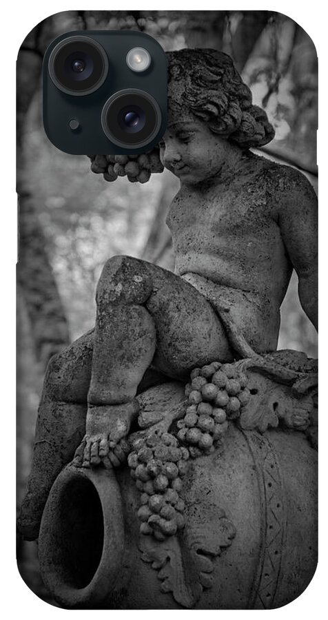 Garden iPhone Case featuring the photograph Magnolia Garden Statue by Jon Glaser