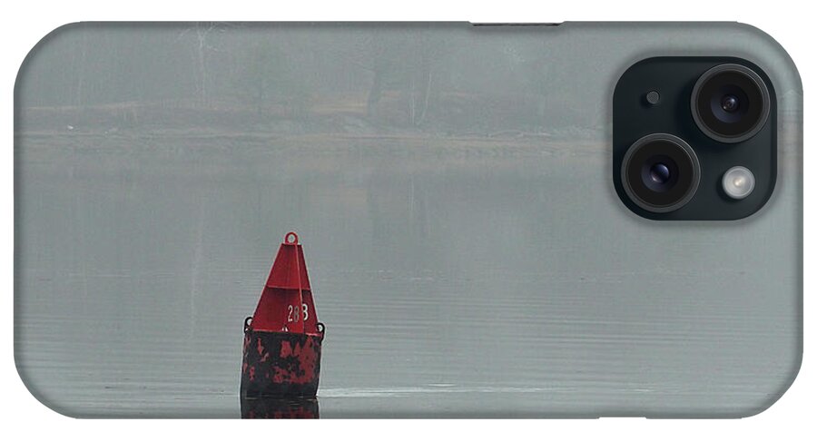 2018 iPhone Case featuring the photograph Maine Fog - 4043934 by Deidre Elzer-Lento