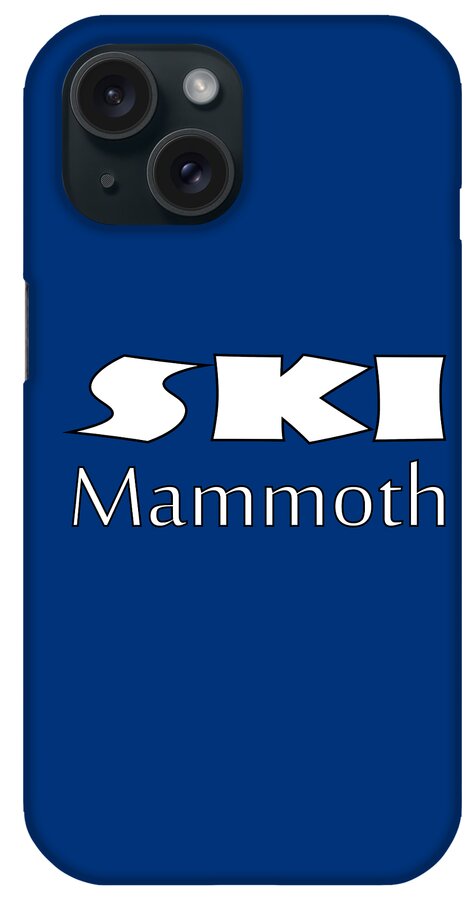 Mammoth iPhone Case featuring the digital art Mammoth Mountain by David Millenheft