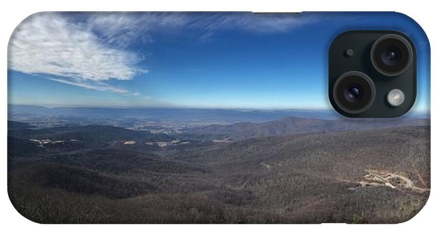 Mary's Rock iPhone Case featuring the photograph Mary's Rock Overlook Panorama by Natural Vista Photo