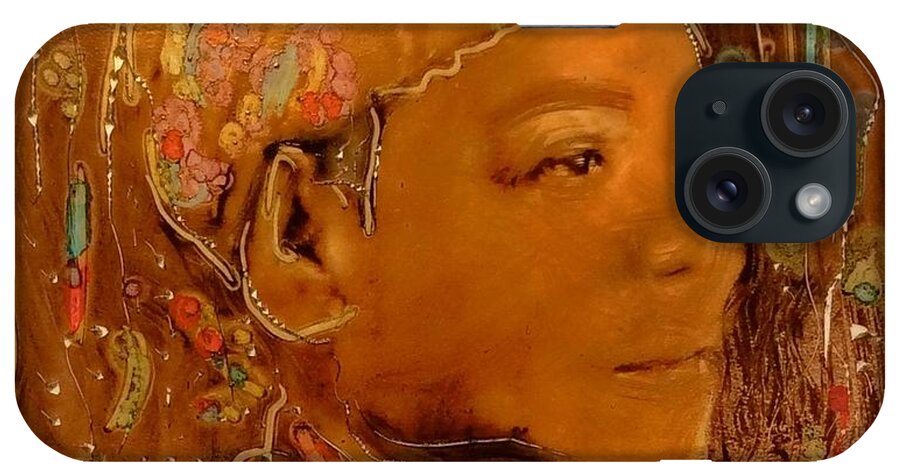 Maya Angelou Omen Wisdom. Dignity Global Poet Poetry iPhone Case featuring the painting Maya Angelou by FeatherStone Studio Julie A Miller