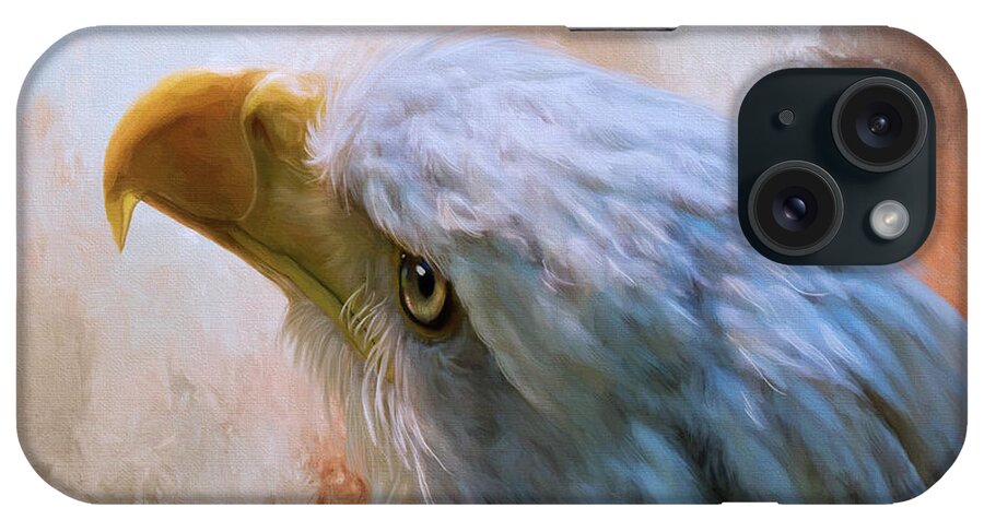 Meant To Be iPhone Case featuring the photograph Meant To Be - Eagle Art by Jordan Blackstone