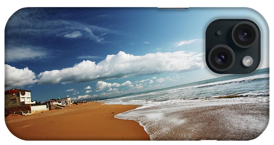 Scenics iPhone Case featuring the photograph Mediterranean Beach Scene by Peeterv