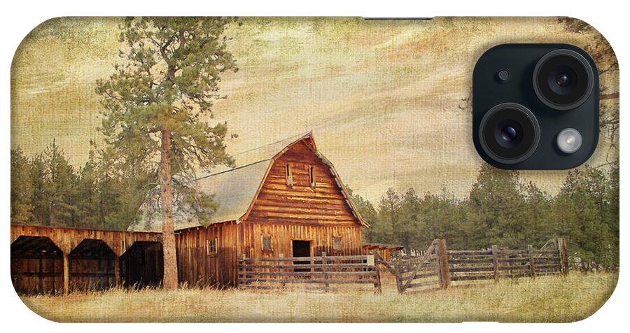 Art iPhone Case featuring the digital art Meeker Ranch by Rebecca Langen