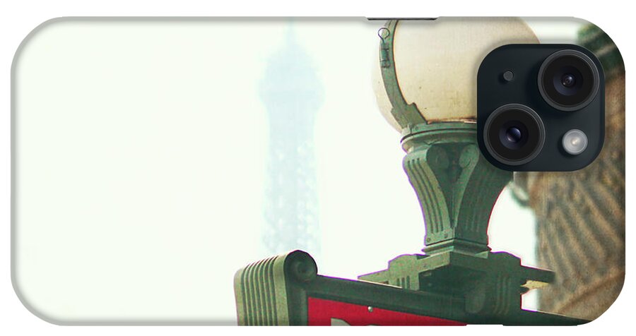 Eiffel Tower iPhone Case featuring the photograph Metro Sing Paris by Gabriela D Costa