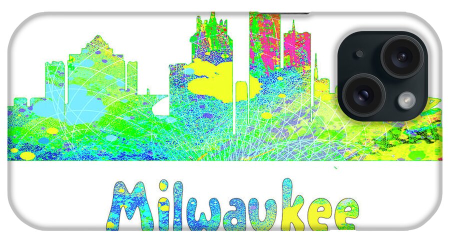 Milwaukee iPhone Case featuring the digital art Milwaukee by Ali Chris