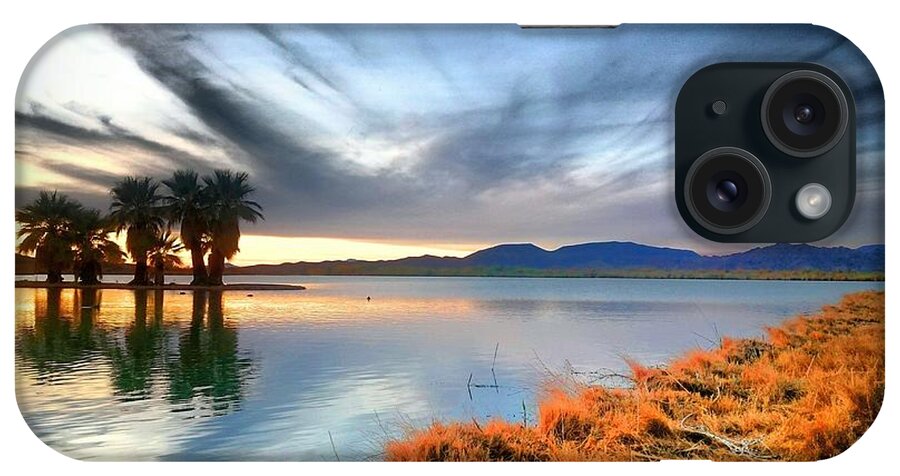 Mittry Lake iPhone Case featuring the photograph Mittry Lake 002 by Guy Hoffman