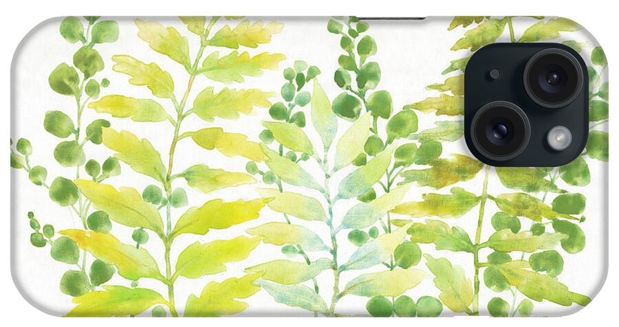 Botanical iPhone Case featuring the painting Mixed Greenery I by Tim Otoole