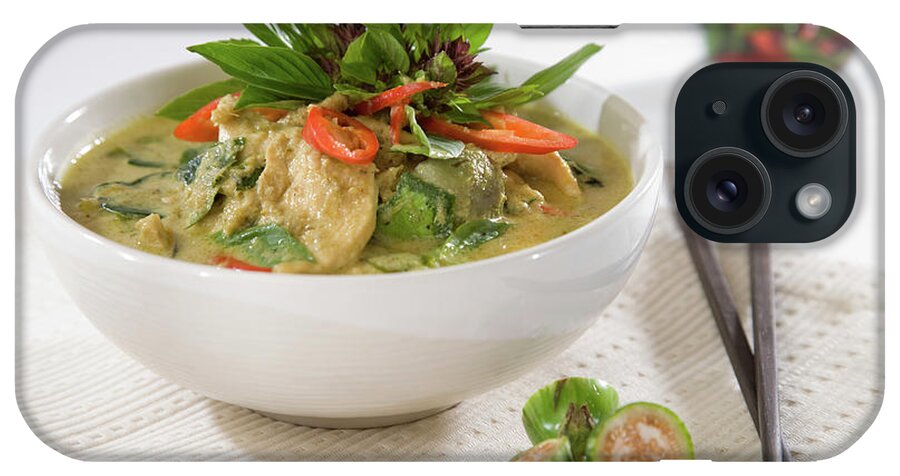 Chicken Meat iPhone Case featuring the photograph Modern Thai Green Curry by Shutterworx