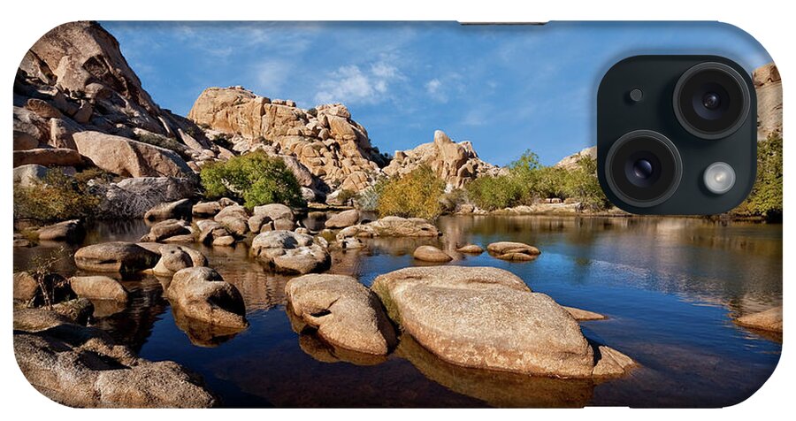 Arid Climate iPhone Case featuring the photograph Mojave Desert Oasis by Jeff Goulden