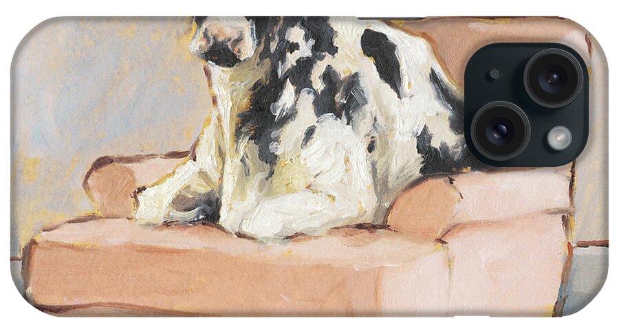 Animals & Nature iPhone Case featuring the painting Moo-ving In II by Ethan Harper