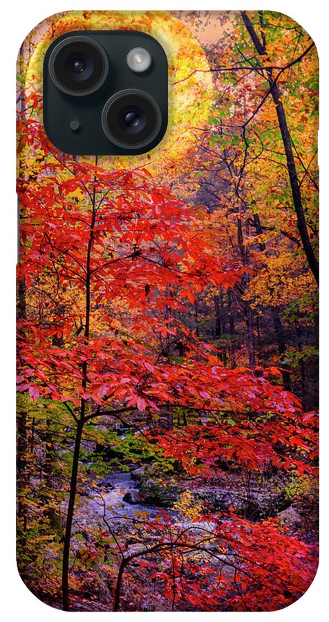 Cherokee iPhone Case featuring the photograph Moonglow by Debra and Dave Vanderlaan