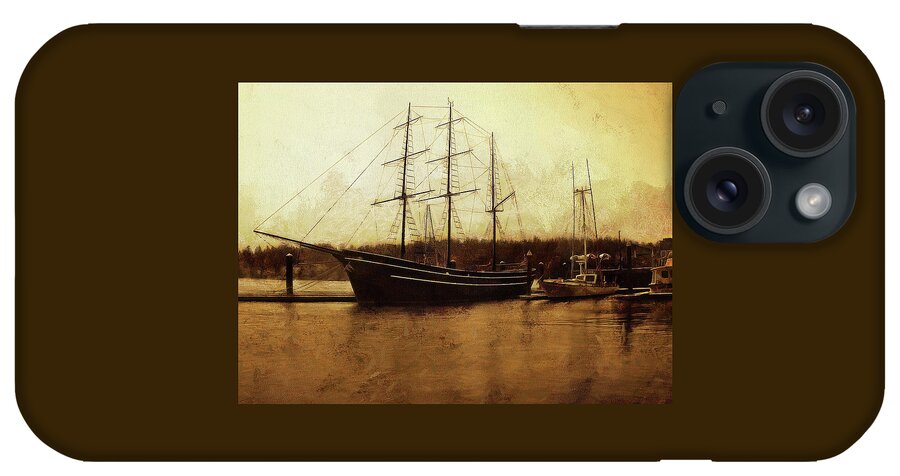 Cape Foulweather iPhone Case featuring the photograph Tall Ship by Thom Zehrfeld