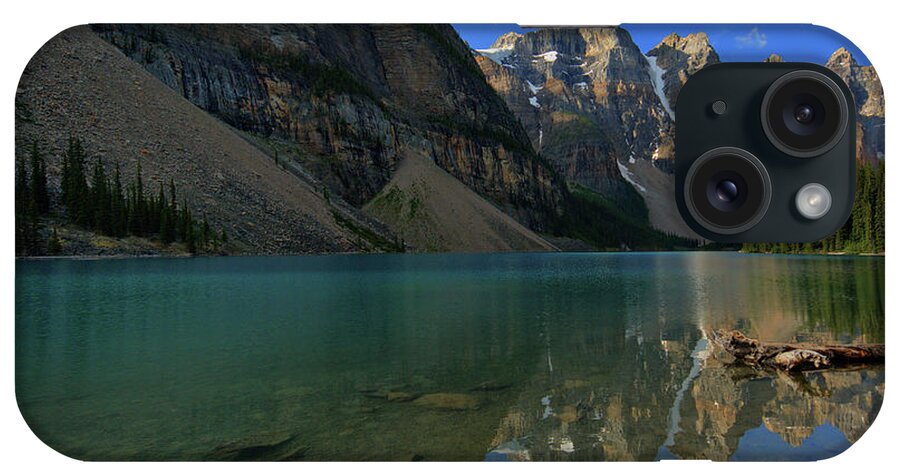 Scenics iPhone Case featuring the photograph Moraine Lake In The Morning by Photography Aubrey Stoll